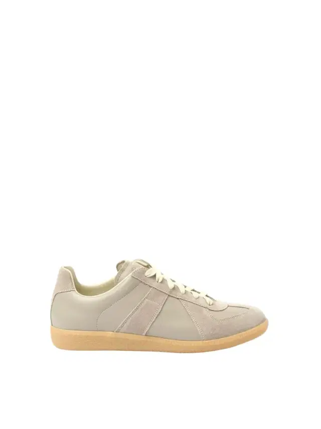 Replica Leather Sneaker in Birdy Grey Replica Leather Sneaker in Birdy Grey