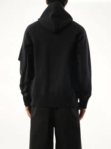 Sacai Sponge Sweat Nylon Twill Zip Hoodie | Thumbnail 6 Sacai Sponge Sweat Nylon Twill Zip Hoodie | Thumbnail 6