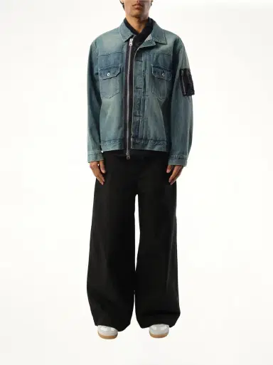 Sacai Denim x Nylon Jacket | Thumbnail 4 Sacai Denim x Nylon Jacket | Thumbnail 4