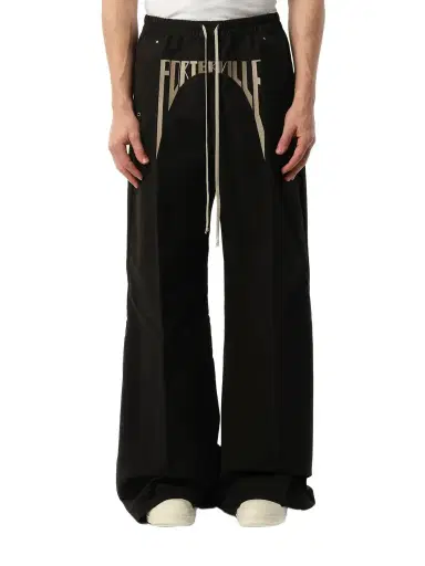 Rick Owens Porterville Wide Bela Pants in Black/pearl | Thumbnail 1 Rick Owens Porterville Wide Bela Pants in Black/pearl | Thumbnail 1