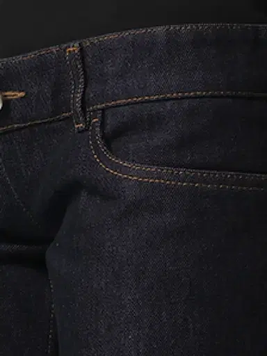 Coperni Jersey Hybrid Denim Trouser in Blue Raw | Thumbnail 2 Coperni Jersey Hybrid Denim Trouser in Blue Raw | Thumbnail 2