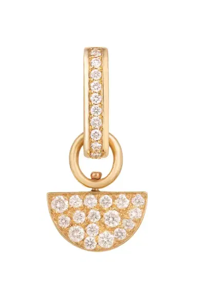 CLARA CHEHAB Diamond Liberté Half Moon Charm | Thumbnail 1 CLARA CHEHAB Diamond Liberté Half Moon Charm | Thumbnail 1
