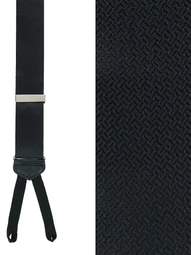 Trafalgar Men's Monte Bello Interlocked Silk Suspenders | Thumbnail 3 Trafalgar Men's Monte Bello Interlocked Silk Suspenders | Thumbnail 3