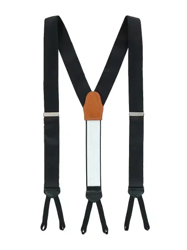 Trafalgar Men's Monte Bello Interlocked Silk Suspenders | Thumbnail 1 Trafalgar Men's Monte Bello Interlocked Silk Suspenders | Thumbnail 1