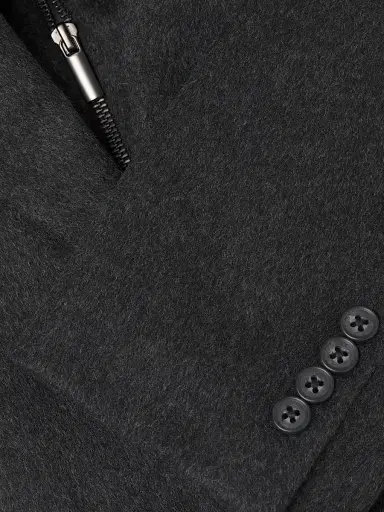 Saks Fifth Avenue Men's COLLECTION Fashion Wool-Cashmere Top Coat | Thumbnail 7 Saks Fifth Avenue Men's COLLECTION Fashion Wool-Cashmere Top Coat | Thumbnail 7