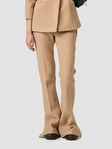 Miu Miu Women's Double Wool Pants | Thumbnail 3 Miu Miu Women's Double Wool Pants | Thumbnail 3