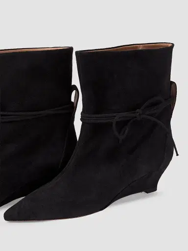 Odissì Women's Gemma Suede Wedge Boots | Thumbnail 4 Odissì Women's Gemma Suede Wedge Boots | Thumbnail 4
