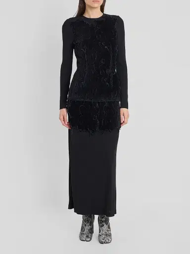 Maison Margiela Women's Tapestry Crewneck Top | Thumbnail 2 Maison Margiela Women's Tapestry Crewneck Top | Thumbnail 2
