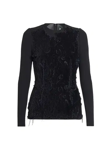 Maison Margiela Women's Tapestry Crewneck Top | Thumbnail 1 Maison Margiela Women's Tapestry Crewneck Top | Thumbnail 1