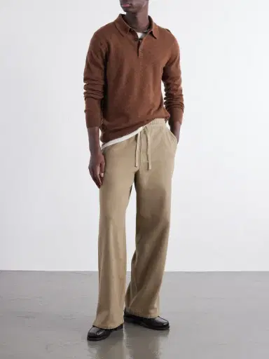 Sunspel Cashmere Polo Shirt - Men | Thumbnail 2 Sunspel Cashmere Polo Shirt - Men | Thumbnail 2