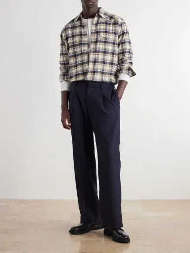 MR P. Western Checked Organic Cotton Shirt - Men | Thumbnail 2 MR P. Western Checked Organic Cotton Shirt - Men | Thumbnail 2