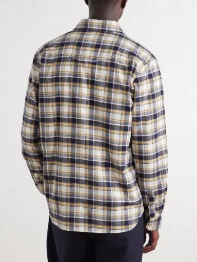 MR P. Western Checked Organic Cotton Shirt - Men | Thumbnail 4 MR P. Western Checked Organic Cotton Shirt - Men | Thumbnail 4