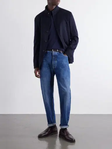 Zegna Il Conte Cashmere Brushed Coat - Men | Thumbnail 2 Zegna Il Conte Cashmere Brushed Coat - Men | Thumbnail 2
