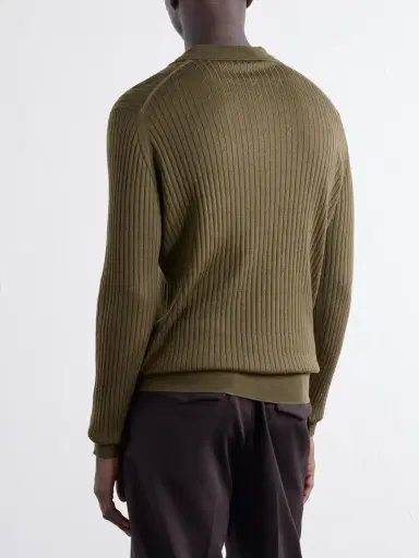 John Smedley Hodson Ribbed Merino Wool Polo Shirt - Men | Thumbnail 4 John Smedley Hodson Ribbed Merino Wool Polo Shirt - Men | Thumbnail 4
