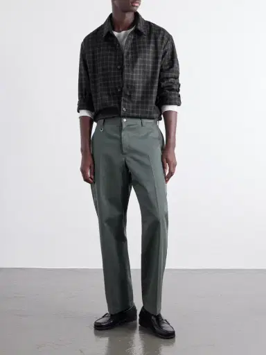 A.P.C. Bobby Checked Wool-Blend Twill Shirt - Men | Thumbnail 2 A.P.C. Bobby Checked Wool-Blend Twill Shirt - Men | Thumbnail 2
