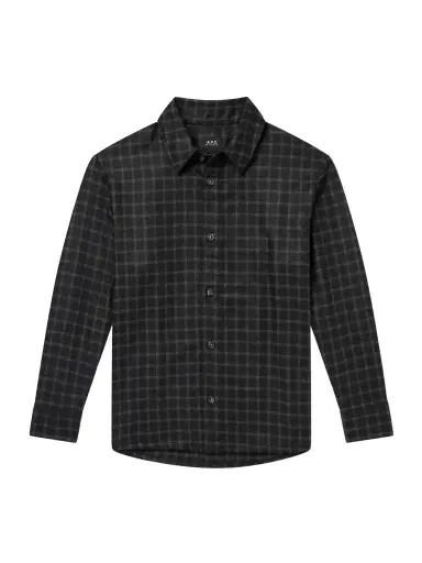 A.P.C. Bobby Checked Wool-Blend Twill Shirt - Men | Thumbnail 1 A.P.C. Bobby Checked Wool-Blend Twill Shirt - Men | Thumbnail 1
