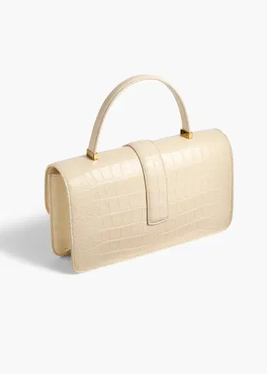 Khaite Blake Top Handle Bag In Champagne Alligator | Thumbnail 2 Khaite Blake Top Handle Bag In Champagne Alligator | Thumbnail 2