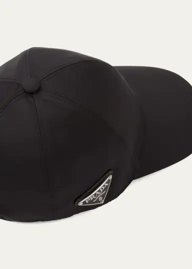 Prada Nylon Baseball Cap | Thumbnail 3 Prada Nylon Baseball Cap | Thumbnail 3