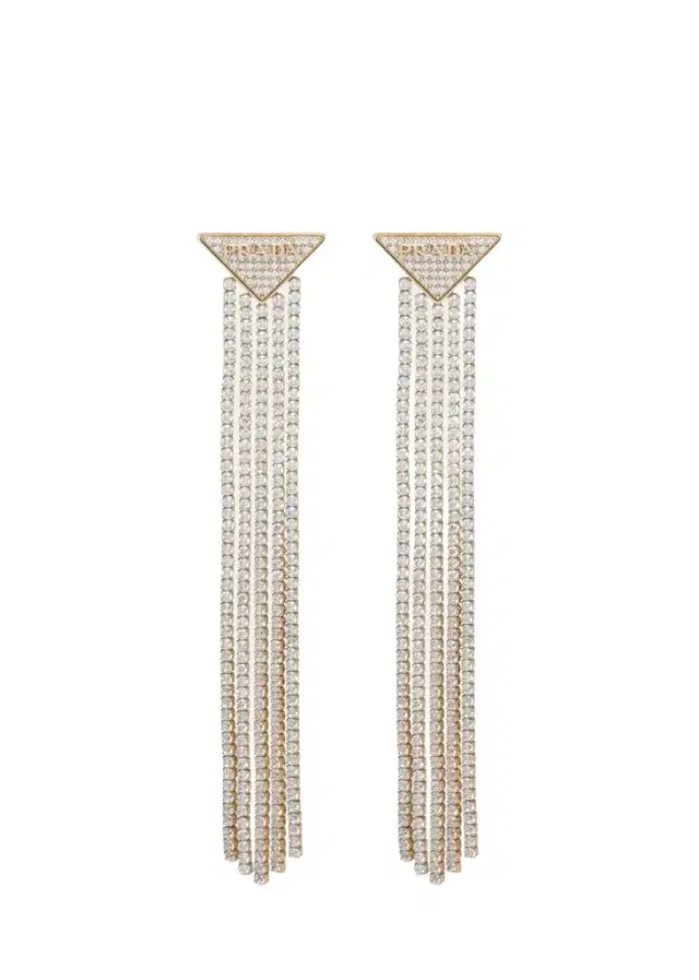 Crystal Logo Symbole Chandelier Earrings Crystal Logo Symbole Chandelier Earrings