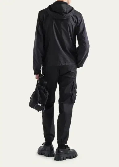 Prada Men's Re-Nylon Blouson Jacket | Thumbnail 3 Prada Men's Re-Nylon Blouson Jacket | Thumbnail 3