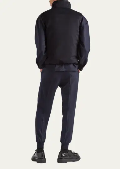 Prada Men's Solid Cashmere-Blend Vest | Thumbnail 3 Prada Men's Solid Cashmere-Blend Vest | Thumbnail 3