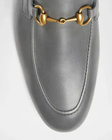 Gucci Men's Jordaan Leather Loafers | Thumbnail 4 Gucci Men's Jordaan Leather Loafers | Thumbnail 4