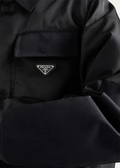 Prada Men's Cropped Re-Nylon Jacket | Thumbnail 4 Prada Men's Cropped Re-Nylon Jacket | Thumbnail 4