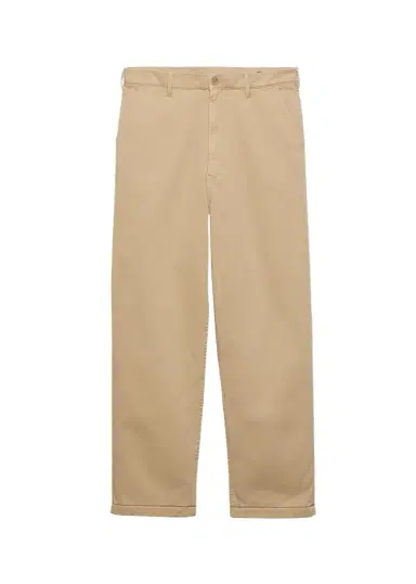Prada Men's Cotton Gabardine Flat-Front Pants | Thumbnail 1 Prada Men's Cotton Gabardine Flat-Front Pants | Thumbnail 1