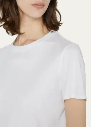 The Row Wesler Short-Sleeve Cotton Jersey T-Shirt | Thumbnail 5 The Row Wesler Short-Sleeve Cotton Jersey T-Shirt | Thumbnail 5