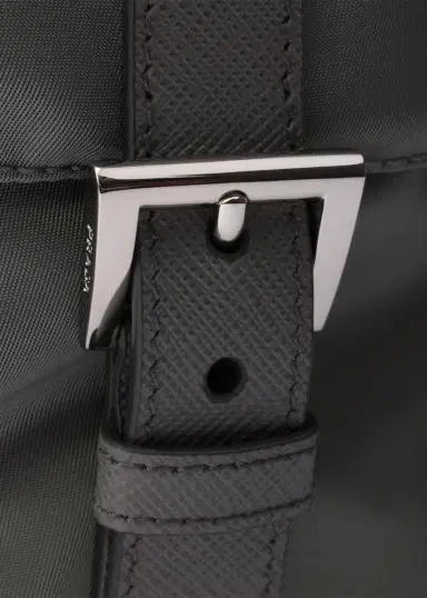 Prada Vela Leather-Trim Re-Nylon Backpack | Thumbnail 4 Prada Vela Leather-Trim Re-Nylon Backpack | Thumbnail 4