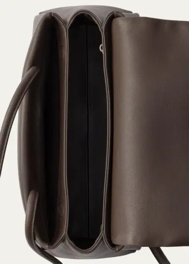 Prada Leather & Re-Nylon Flap Shoulder Bag | Thumbnail 4 Prada Leather & Re-Nylon Flap Shoulder Bag | Thumbnail 4