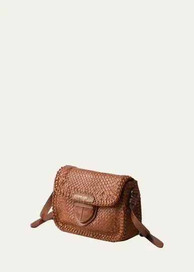 Prada Madras Woven Leather Crossbody Bag | Thumbnail 3 Prada Madras Woven Leather Crossbody Bag | Thumbnail 3