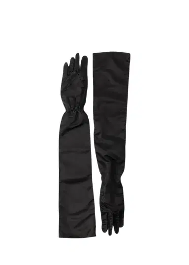 Prada Long Silk Gloves | Thumbnail 1 Prada Long Silk Gloves | Thumbnail 1