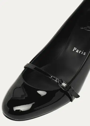 Christian Louboutin 55mm Jane Nina Patent Leather Mary Jane Pumps | Thumbnail 3 Christian Louboutin 55mm Jane Nina Patent Leather Mary Jane Pumps | Thumbnail 3