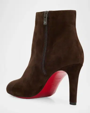 Christian Louboutin 85mm Fannylove Suede Booties | Thumbnail 2 Christian Louboutin 85mm Fannylove Suede Booties | Thumbnail 2