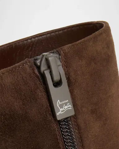Christian Louboutin 85mm Fannylove Suede Booties | Thumbnail 3 Christian Louboutin 85mm Fannylove Suede Booties | Thumbnail 3