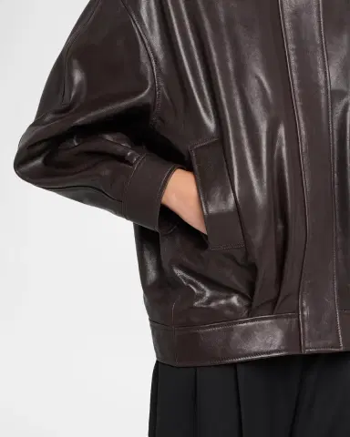 ARMA Paula Oversized Leather Jacket | Thumbnail 5 ARMA Paula Oversized Leather Jacket | Thumbnail 5