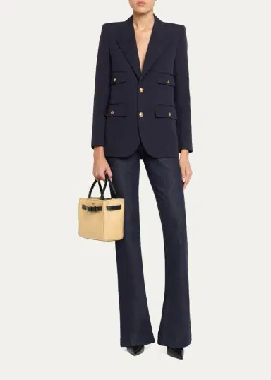 Tom Ford Audrey Small Raffia Top-Handle Bag | Thumbnail 5 Tom Ford Audrey Small Raffia Top-Handle Bag | Thumbnail 5