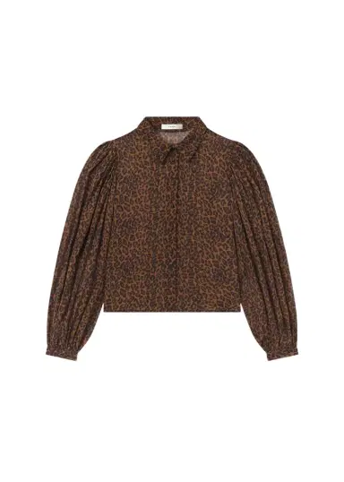 Frame The Silk Prairie Leopard Blouse | Thumbnail 1 Frame The Silk Prairie Leopard Blouse | Thumbnail 1