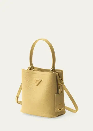Prada Panier Saffiano Leather Top-Handle Bag | Thumbnail 3 Prada Panier Saffiano Leather Top-Handle Bag | Thumbnail 3
