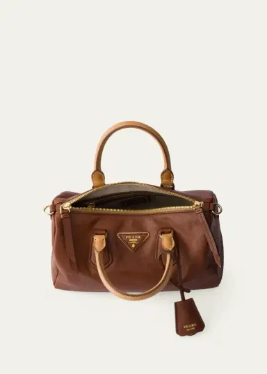 Prada Small Leather Top-Handle Bag | Thumbnail 4 Prada Small Leather Top-Handle Bag | Thumbnail 4