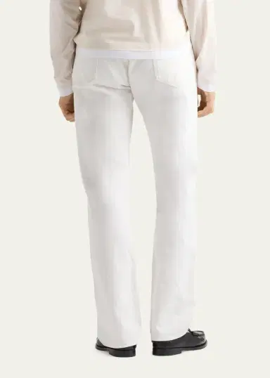 Prada Men's Denim Straight Leg Five-Pocket Pants | Thumbnail 3 Prada Men's Denim Straight Leg Five-Pocket Pants | Thumbnail 3