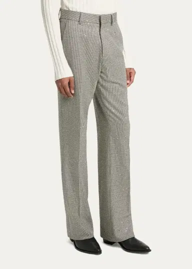 AMIRI Men's MA Fit Houndstooth Sequin Trousers | Thumbnail 4 AMIRI Men's MA Fit Houndstooth Sequin Trousers | Thumbnail 4
