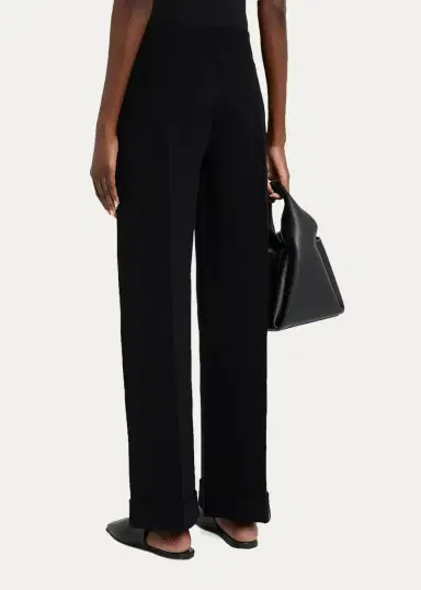 Lafayette 148 New York Thomas Cuffed Pintuck Straight-Leg Pants | Thumbnail 3 Lafayette 148 New York Thomas Cuffed Pintuck Straight-Leg Pants | Thumbnail 3