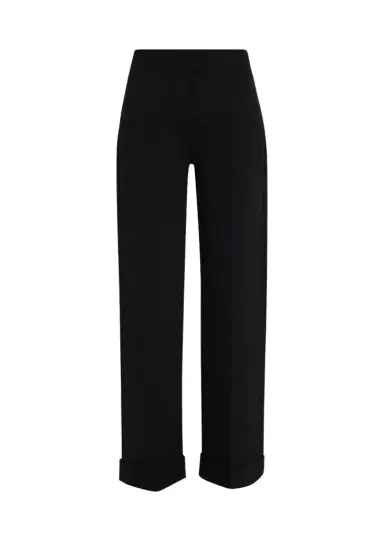 Lafayette 148 New York Thomas Cuffed Pintuck Straight-Leg Pants | Thumbnail 1 Lafayette 148 New York Thomas Cuffed Pintuck Straight-Leg Pants | Thumbnail 1