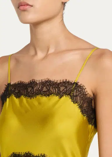 Ulla Johnson Coco Lace-Trimmed Silk Dress | Thumbnail 5 Ulla Johnson Coco Lace-Trimmed Silk Dress | Thumbnail 5