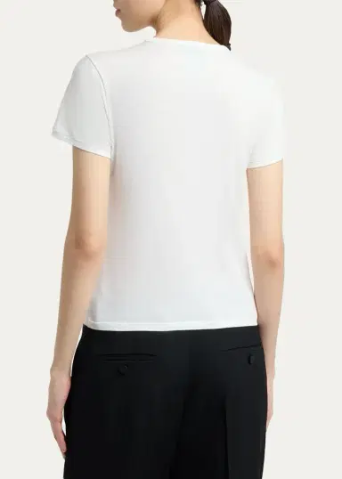 Tom Ford Cotton Jersey Fitted Short-Sleeve T-Shirt | Thumbnail 3 Tom Ford Cotton Jersey Fitted Short-Sleeve T-Shirt | Thumbnail 3