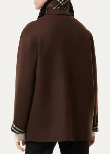 Burberry Lancashire Check Wool Twill Single-Breasted Jacket | Thumbnail 2 Burberry Lancashire Check Wool Twill Single-Breasted Jacket | Thumbnail 2