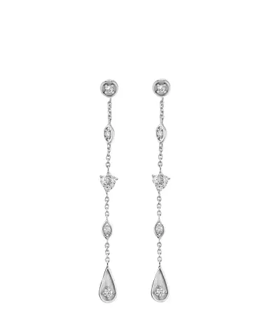 Sydney Evan 14K White Gold & 0.314 TCW Diamond Earrings | Thumbnail 2 Sydney Evan 14K White Gold & 0.314 TCW Diamond Earrings | Thumbnail 2