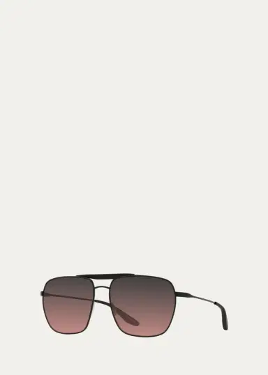 BARTON PERREIRA Men's Bhanot Titanium Aviator Sunglasses | Thumbnail 2 BARTON PERREIRA Men's Bhanot Titanium Aviator Sunglasses | Thumbnail 2